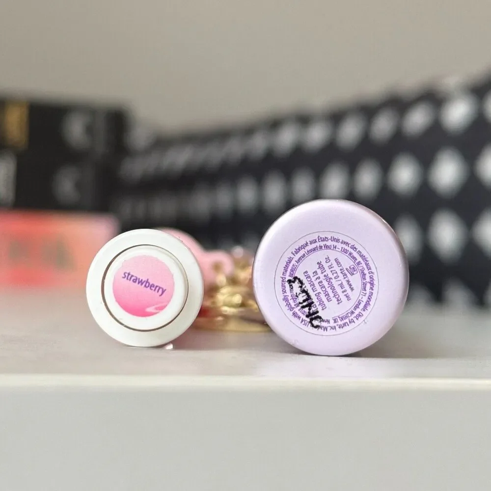Tarte x FINNSUL Strawberry Tartlette Tubing Mascara Maracuja Lip Gloss Charm NEW